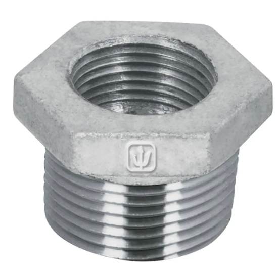 REDUCCION TUERCA GALVANIZADA 3/4X1/2