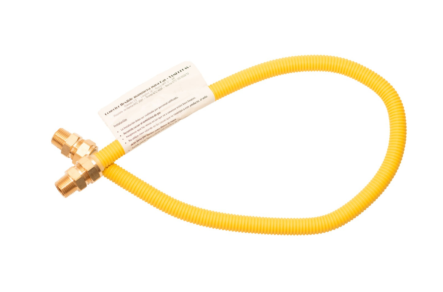 CONECTOR FLEXOMETALICO PARA GAS 90 CM