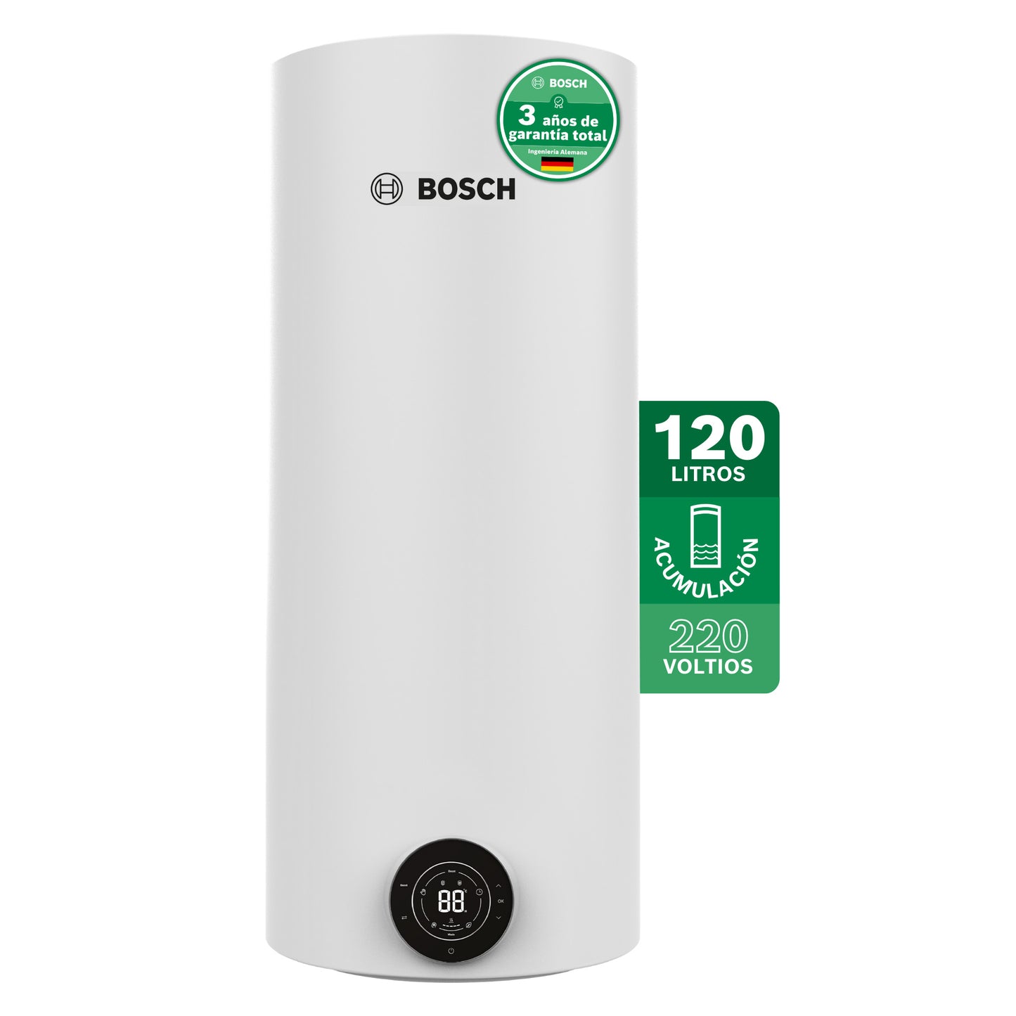 CALENTADOR ELÉCTRICO DE ACUMULACIÓN 120 LITROS 220 VOLTIOS SMARTTANK BOSCH
