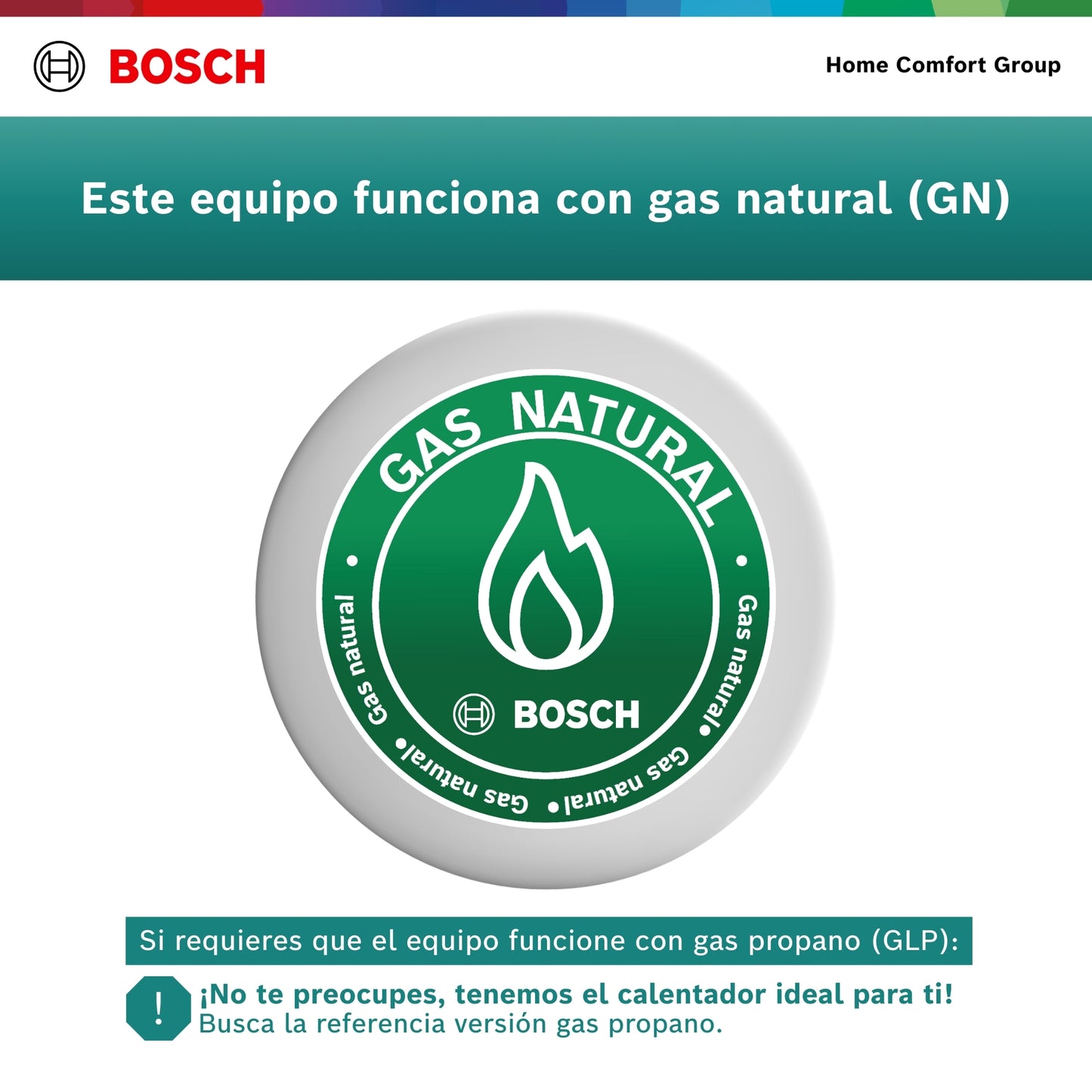 CALENTADOR DE PASO A GAS BOSCH 5 LITROS TIRO NATURAL VITAL 1500