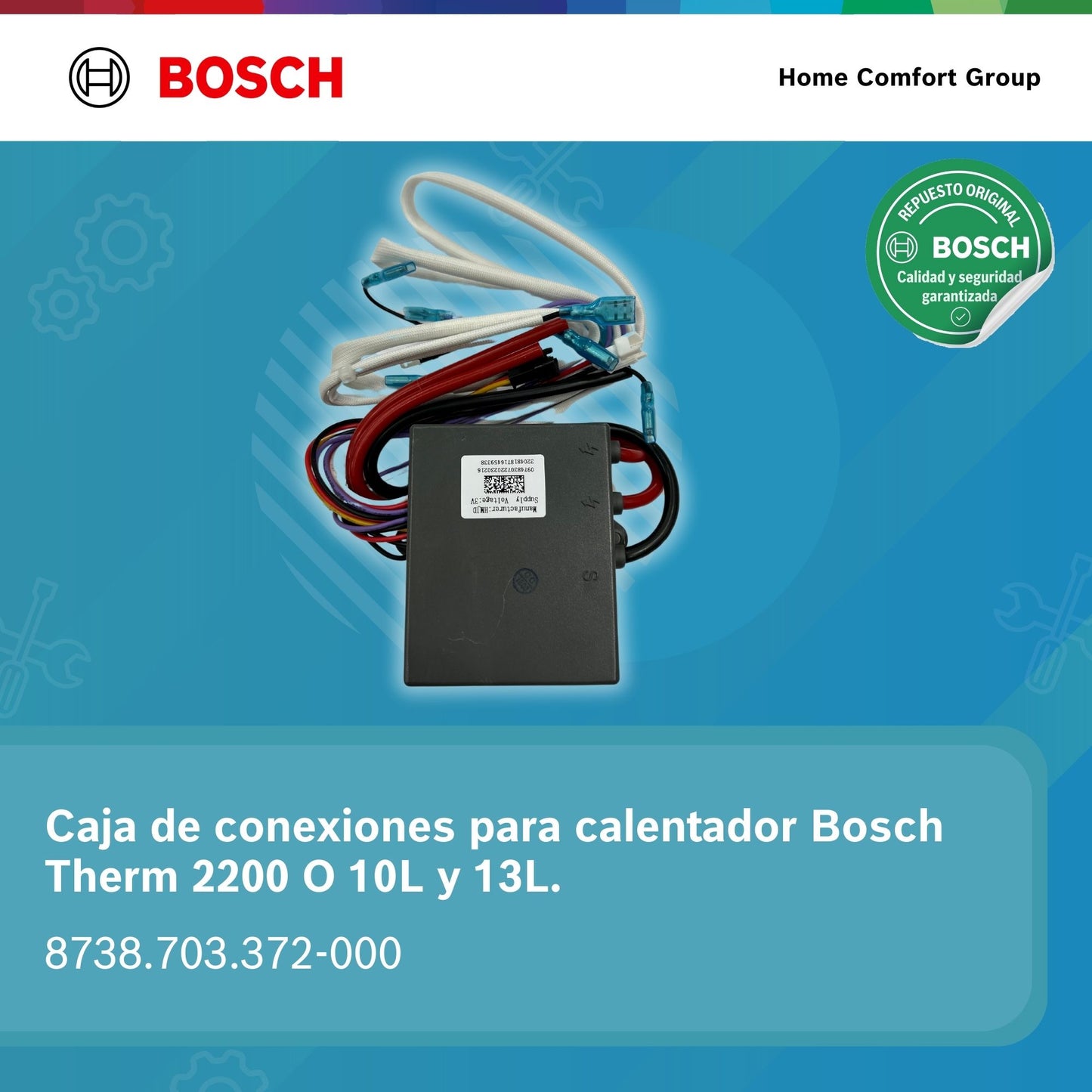 TARJETA ELECTRONICA PARA CALENTADOR BOSCH  10 Y 13 LTS THERM 2200 O