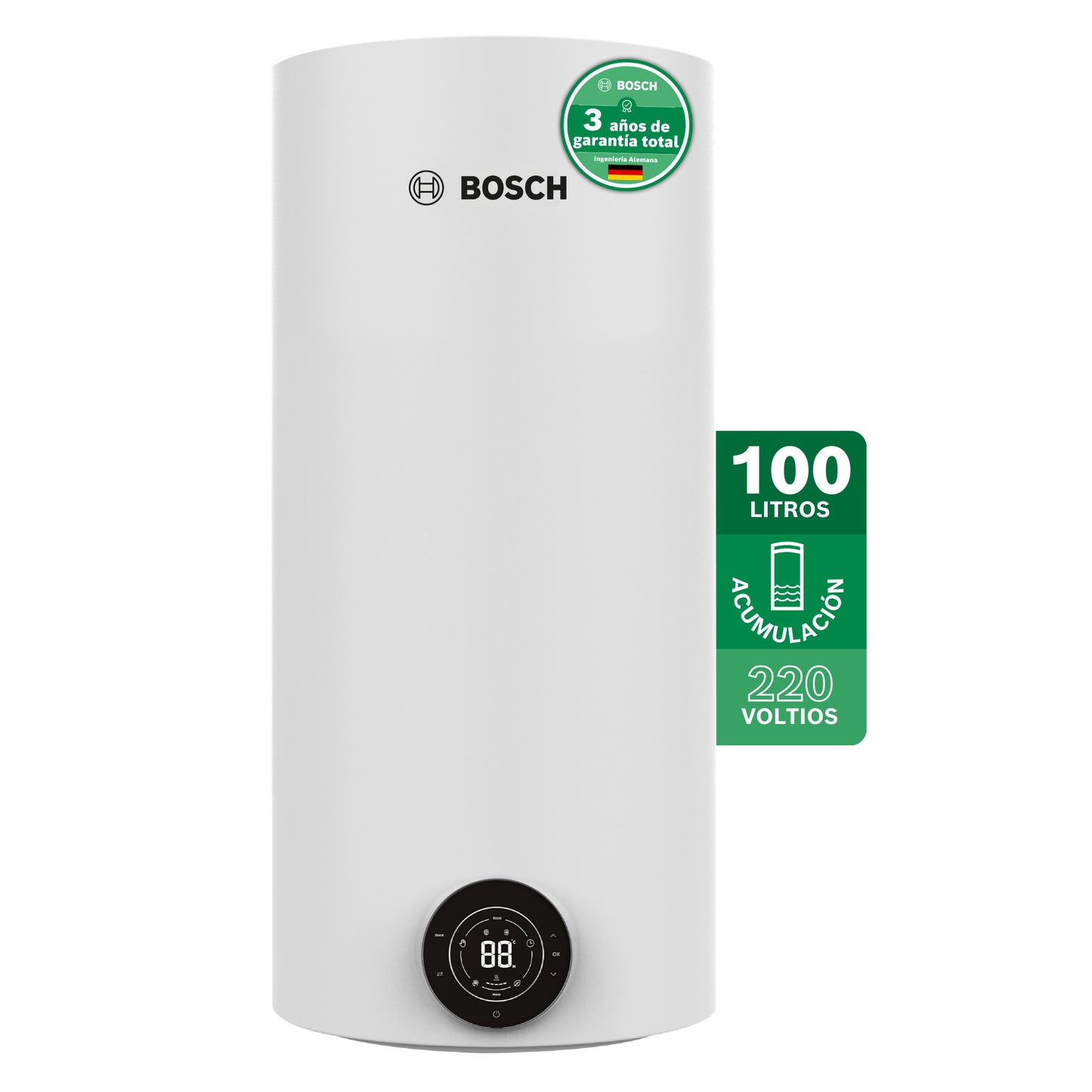 CALENTADOR ELÉCTRICO DE ACUMULACIÓN 100 LITROS 220 VOLTIOS SMARTTANK BOSCH