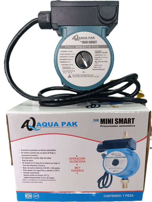 BOMBA PRESURIZADORA AQUAPACK MINI SMART