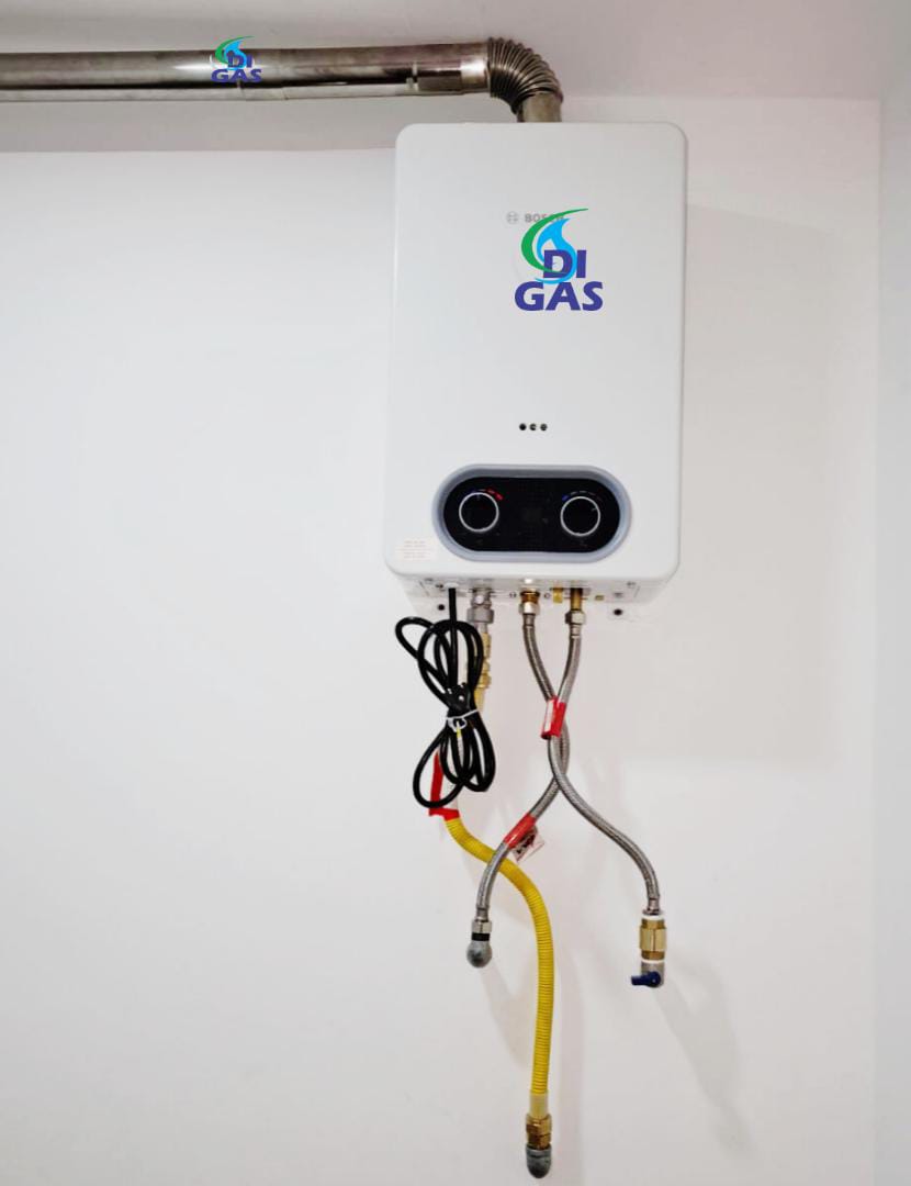 INSTALACION CALENTADORES DE PASO A GAS DE 5.5 LITROS HASTA 21 LITROS