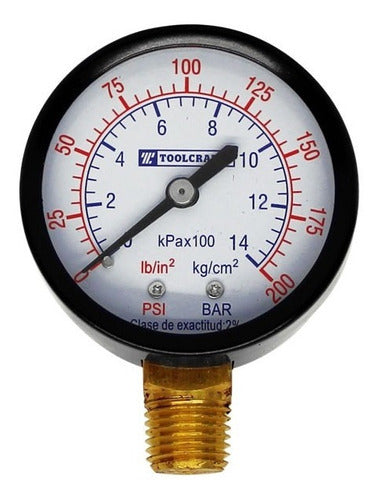 MANOMETRO DE 0-200 PSI